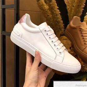 Givenchy White Calfskin Sneaker with Pink Tail 2018 (AQ-9032851)