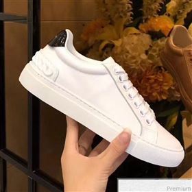 Givenchy White Calfskin Sneaker with Black Tail 2018 (AQ-9032853)