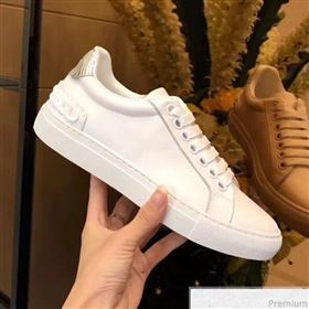 Givenchy White Calfskin Sneaker with Silver Tail 2018 (AQ-9032855)