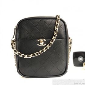 Chanel Lambskin Camera Case AS0139 Black 2019 (YD-9040305)