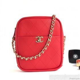 Chanel Lambskin Camera Case AS0139 Red 2019 (YD-9040306)