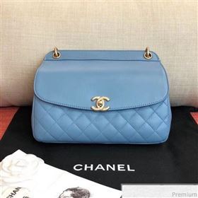 Chanel Flap Bag AS0416 Blue 2019 (KN-9040312)