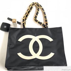Chanel CC Chain Tote Shopping Bag Black 2018 (YD-9031501)