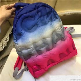 Chanel Down Feather Gradual Backpack Red/Gray/Blue 2018 (GN-9031514)