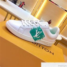 Louis Vuitton Luxembourg Sneaker 1A4OF6 White/Green 2019(For Woman and Man) (SIYA-9030847)