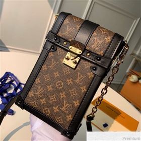 Louis Vuitton Monogram Canvas Phone Holder Mini Bag M63913 Black 2019 (KD-9040110)