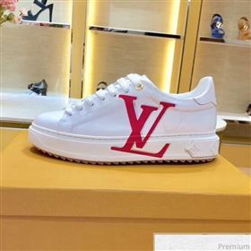 Louis Vuitton Time Out LV Sneaker 1A4VV8 White/Red 2019 (SIYA-9030849)