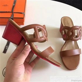 Hermes Peace Sandals Brown 2018 (ALZ-9030857)