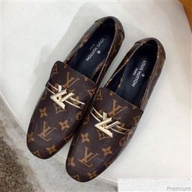 Louis Vuitton Upper Case Flat Loafer 1A4EW3 Monogram Canvas 2019 (HZJ-9040832)