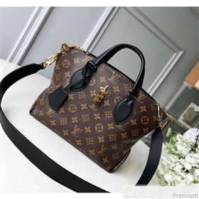 Louis Vuitton Flower Zipped Tote BB in Monogram Canvas M44351 Black 2019 (KD-9030602)