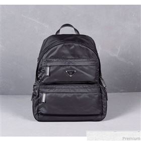 Prada Nylon Backpack 2VZ025 Black 2019 (LYP-9030705)