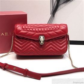 Bvlgari Serpenti Forever Belt Bag 287568 Red 2019 (XYD-9041259)