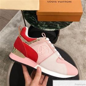 Louis Vuitton Run Away Sneaker 1A4XNL Red/Pink/Light Grey 2019(For Men and Women) (KL-9031112)