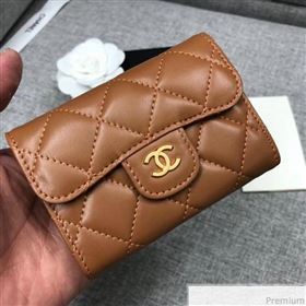 Chanel Quilting Classic Card Holder Brown (XGZ-9040868)