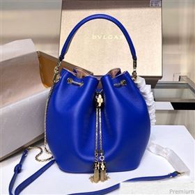 Bvlgari Serpenti Forever Bucket Bag 287806 Blue 2019 (XYD-9041270)