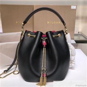 Bvlgari Serpenti Forever Bucket Bag 286990 Black 2019 (XYD-9041271)