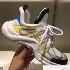 Louis Vuitton Sci-fi Sneakers Yellow/White/Grey/Black 2018 (GD1038-8011314)