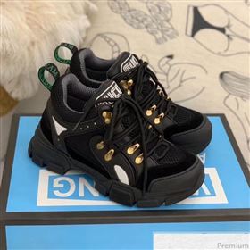 Gucci Flashtrek Sneaker 543289 Black 2018(Top Quality) (ALZ-9030812)