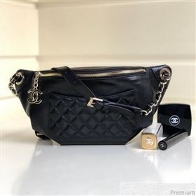 Chanel Act 2 Zip Waist/Belt Bag A57832 Black 2019 (YD-9031401)