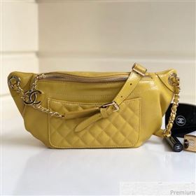 Chanel Act 2 Zip Waist/Belt Bag A57832 Yellow 2019 (YD-9031404)