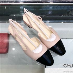 Chanel Flat Slingbacks Ballerina G31319 Black 2019 (XO-9041619)