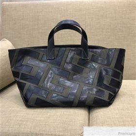 Celine Made in Tote Small Shopper Tote Bag Grey/Black 2019 (SSP-9031540)