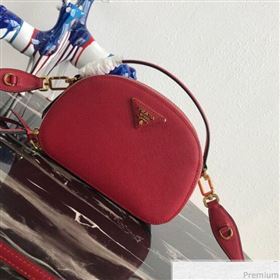 Prada Odette Saffiano Leather Bag 1BH123 Red 2019 (PYZ-9031550)