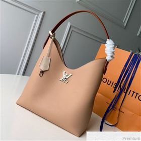 Louis Vuitton Lockme Hobo Bag M52776 Beige 2018 (KD-9031432)