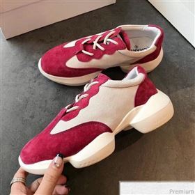 Chanel Pigskin Suede Sneaker Red 2019 (EM-9031914)