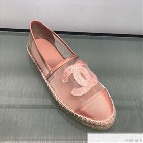 Chanel Mesh Espadrilles G34651 Pink 2019 (HANB-9031926)