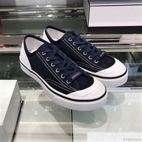 Chanel Fabric Sneaker G34760 Blue 2019 (XO-9031929)