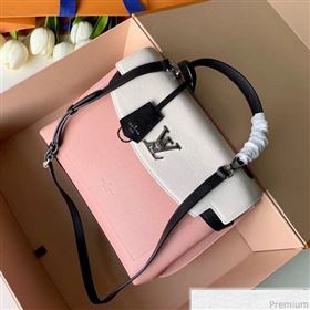 Louis Vuitton Lockme Ever One Top Handle Bag M52787 Pink/White 2019 (FANG-9031822)