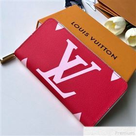 Louis Vuitton Zippy Wallet M67550 Red/Pink (KD-9042324)