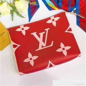 Louis Vuitton Toiletry Pouch M47542 Red/Pink (LVSJ-9042331)