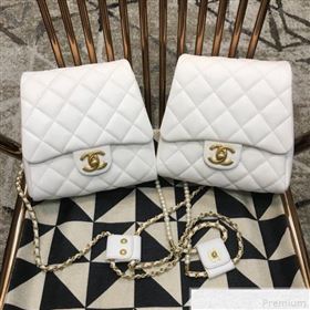 Chanel Side-packs Flap Bag AS0614 White 2019 (JDH-9042253)