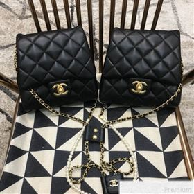 Chanel Side-packs Flap Bag AS0614 Black 2019 (JDH-9042252)