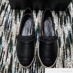 Chanel Espadrilles G34431 Black 2019 (HANB-9042460)