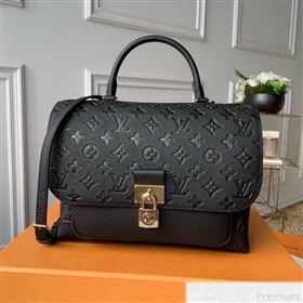 Louis Vuitton Marignan Messenger Bag in Empreinte Leather M44545 Black 2019 (KD-9042627)