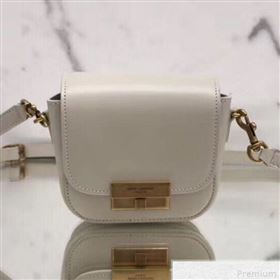 Saint Laurent Betty Mini Satchel in Smooth Leather 566959 White 2019 (KTS-9042717)