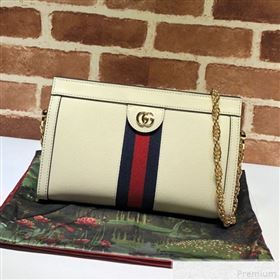 Gucci Ophidia Small Shoulder Bag 503877 White 2019 (DLH-9041843)