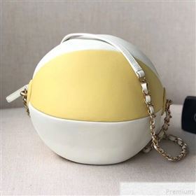 Chanel Beach Ball Handbag AS0512 White/Yellow 2019 (YD-9041801)