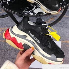 Balenciaga Triple S Sneakers Black/Multicolor Sole  (GD1054-9050809)