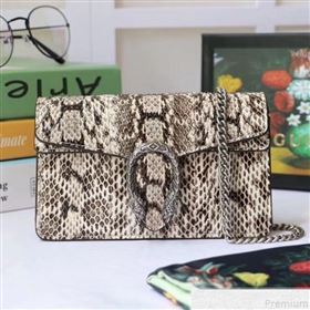 Gucci Dionysus Super Mini Snakeskin Bag 476432 Natural 2019 (XYS-9050612)