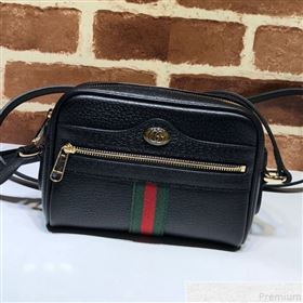 Gucci Ophidia Mini Shoulder Bag 517350 Black 2019 (MINGH-9050731)