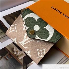 Louis Vuitton Giant Monogram Zoe Wallet M67640 Khaki Green (FANG-9050737)