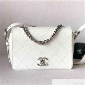 Chanel Quilted Flap Bag AS0574 White 2019 (YD-9043009)
