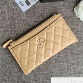 Chanel Iridescent Grained Calfskin Pouch Beige 2019 (SSZ-9050924)