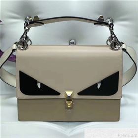 Fendi Bag Bugs Kan I Medium Top Handle Bag Light Beige 2019 (AFEI-9051006)