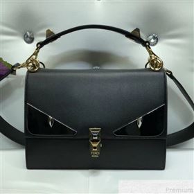 Fendi Bag Bugs Kan I Medium Top Handle Bag Black/Gold 2019 (AFEI-9051008)