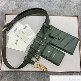 Fendi Multi-accessory Pocket Belt Bag Green 2019 (AFEI-9051013)